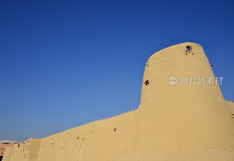 易卜拉欣城堡的堡垒/ Qasr Ibrahim - Al-Hofuf, Al-Ahsa绿洲，沙特阿拉伯